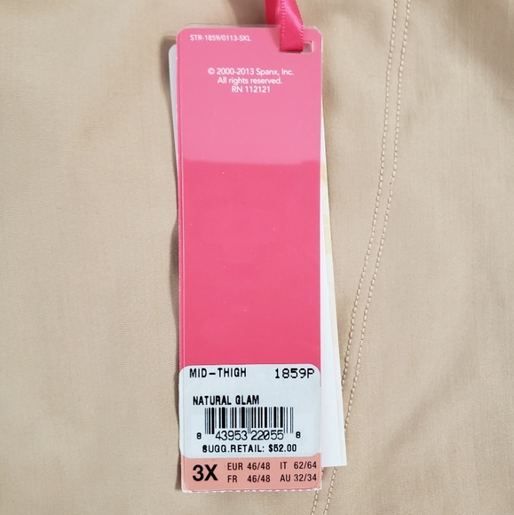 SPANX - STAR POWER mid-thigh slimmer - 3x - Taupe (***NWT***) - Picture 3 of 5